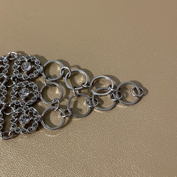 Silver Crystal Choker - Picture 4 of 5